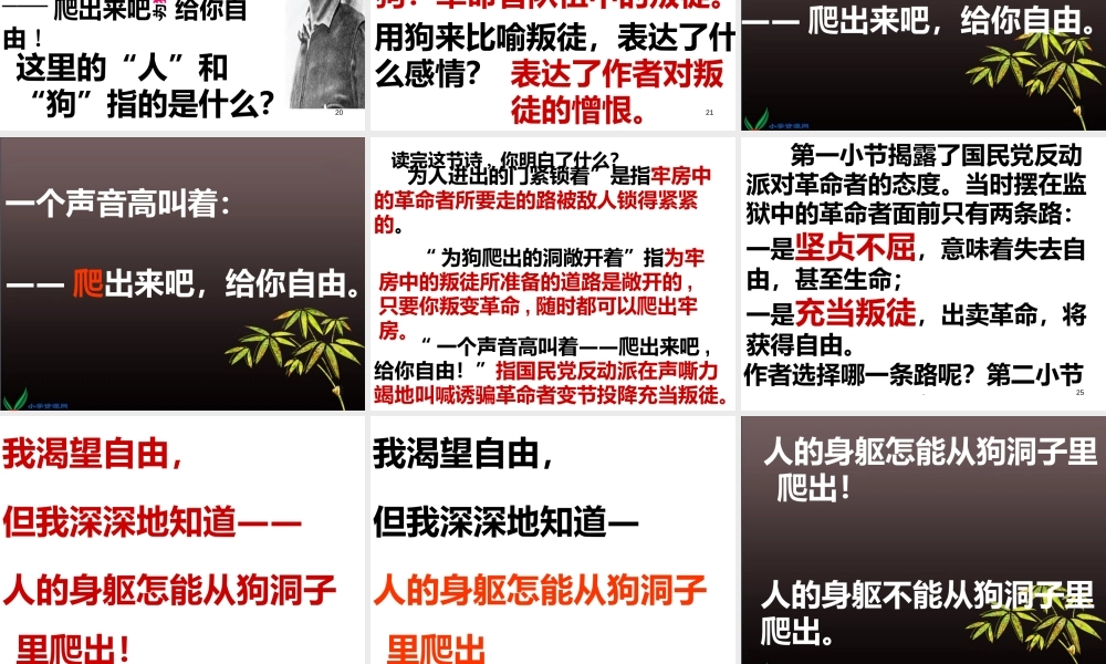 人教版六年级语文下册园地三优秀PPT课件