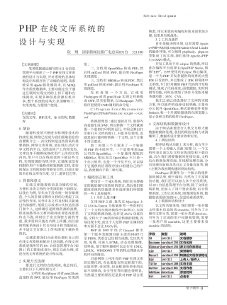 PHP在线文库系统的设计与实现