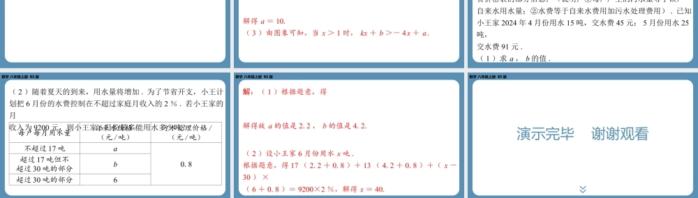 2024-2025学年度北师版八上数学-第五章-二元一次方程组-回顾与思考【课外培优课件】.pptx