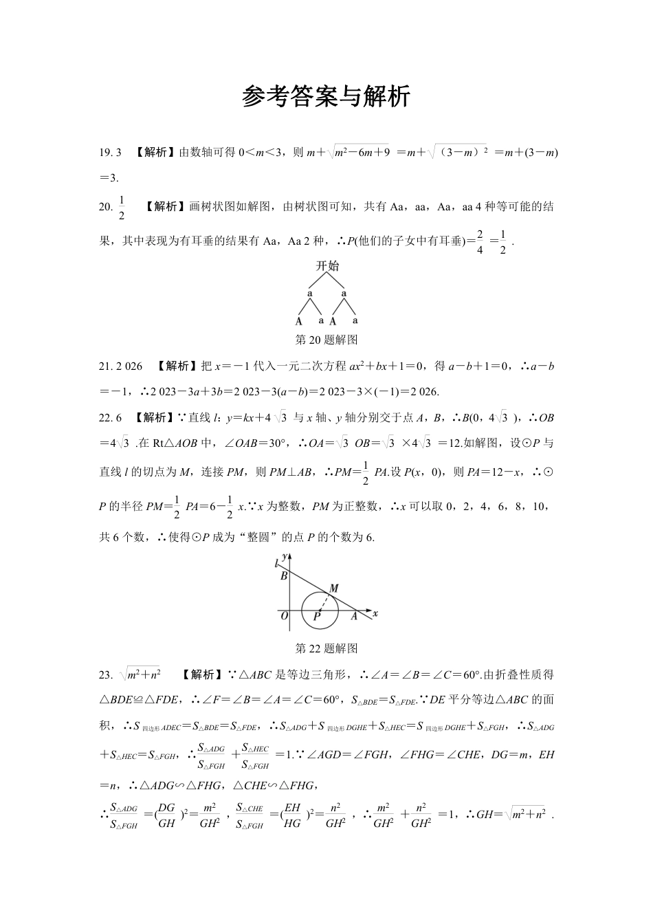 2024成都中考数学B卷专项强化训练六 (含答案).pdf_第4页