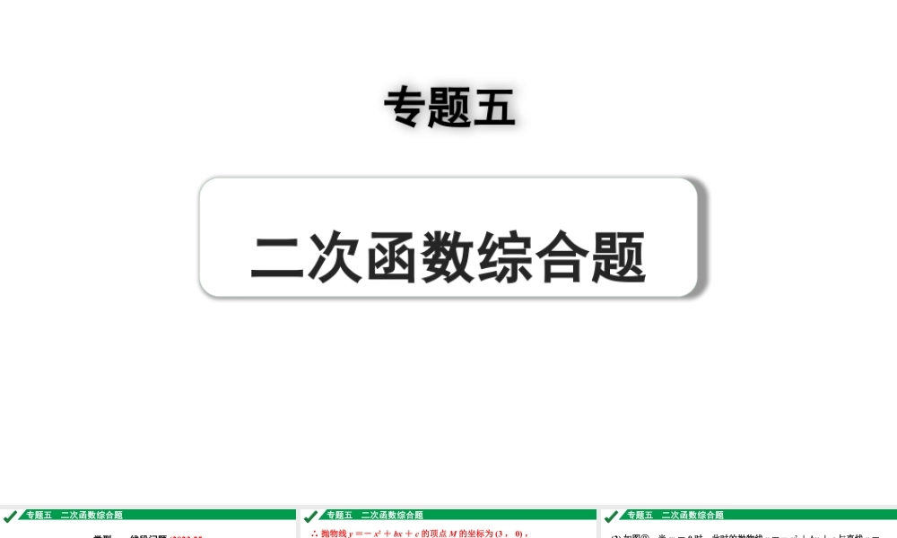 2024成都中考数学第一轮专题复习之专题五 类型一 线段问题 教学课件.pptx