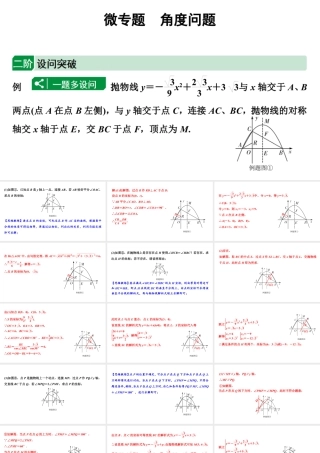 2024成都中考数学二轮重点专题研究 微专题 角度问题（课件）.pptx
