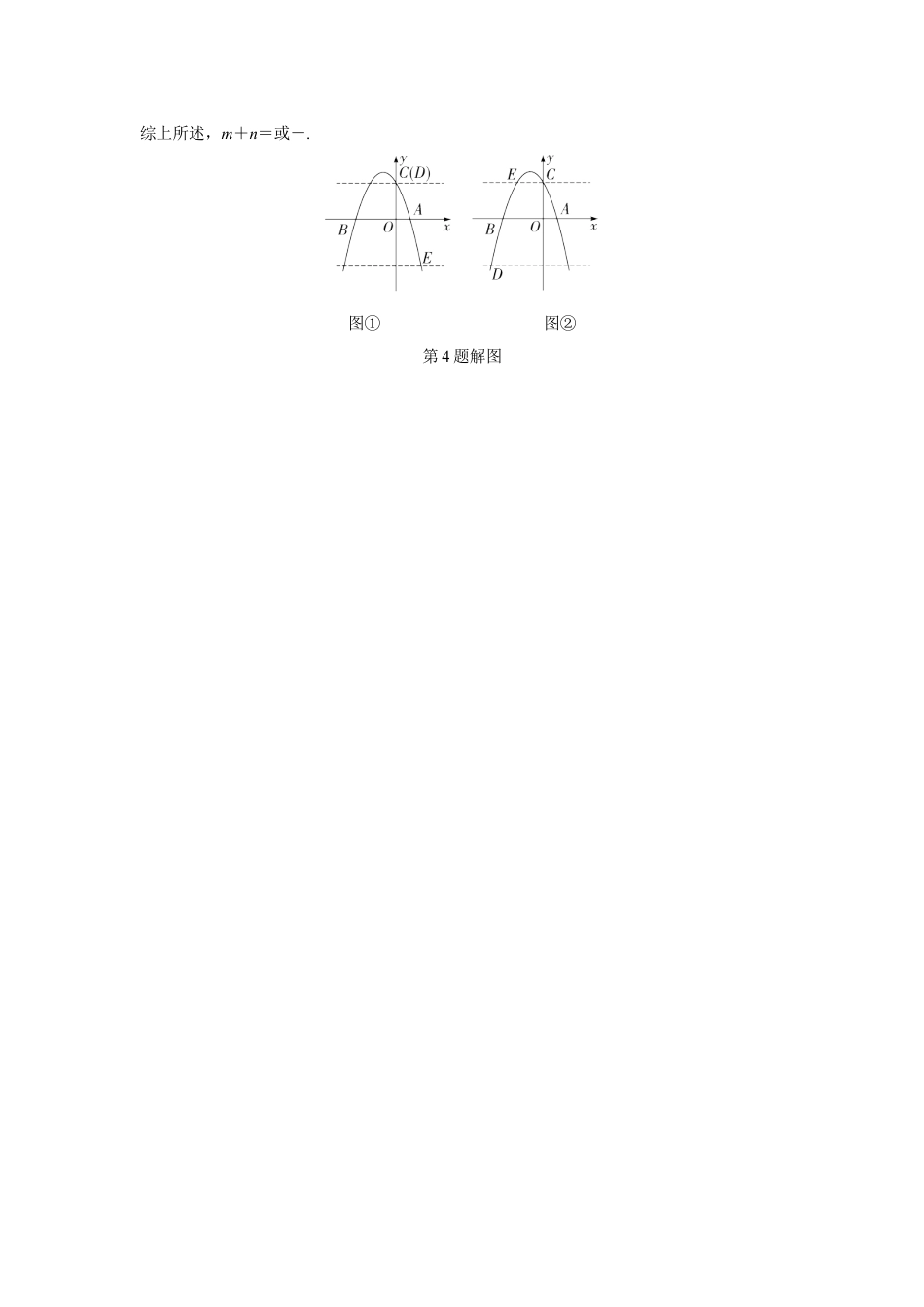2024河南中考数学复习 二次函数的对称性、增减性及最值 强化精练 (含答案).docx_第5页