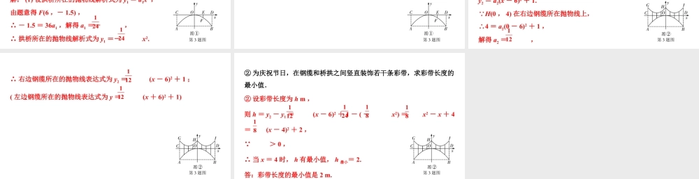 2024内蒙古中考数学一轮知识点复习 第16课时 二次函数的实际应用（课件）.pptx