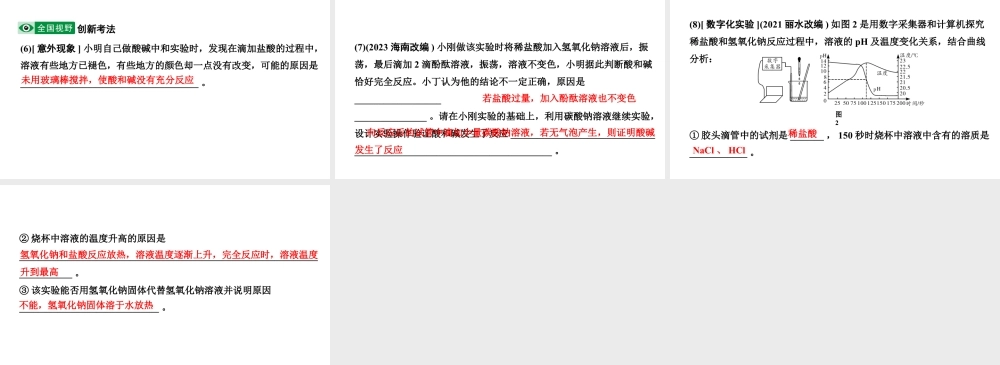 2024成都中考化学二轮复习之中考题型研究 第十单元 酸和碱(课件).pptx
