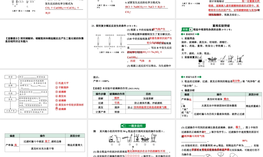 2024成都中考化学二轮复习之中考题型研究 第十一单元 盐 化肥(课件).pptx