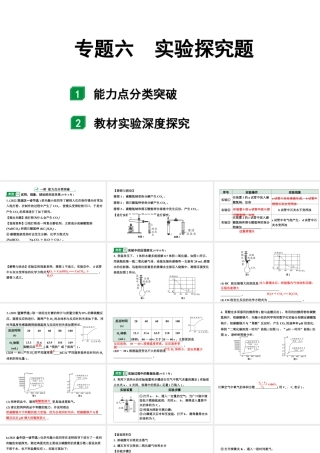 2024成都中考化学二轮复习之中考题型研究 专题六  实验探究题（课件）.pptx