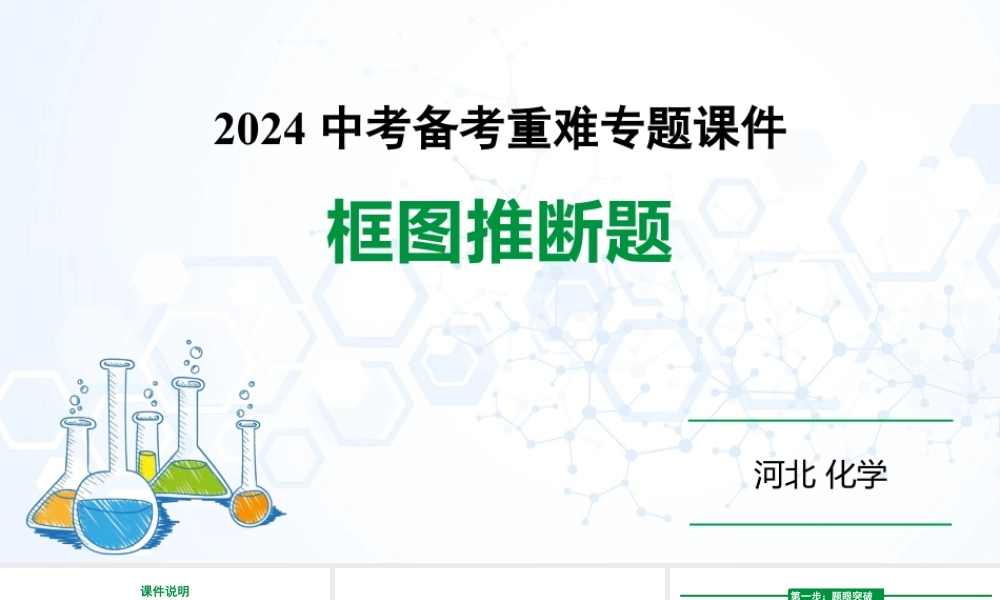 2024河北化学中考备考重难专题:框图推断题(课件).pptx