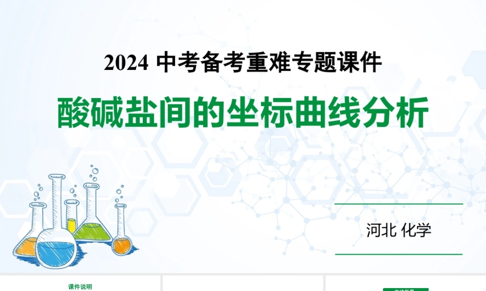 2024河北化学中考备考重难专题:酸碱盐间的坐标曲线分析 (课件).pptx