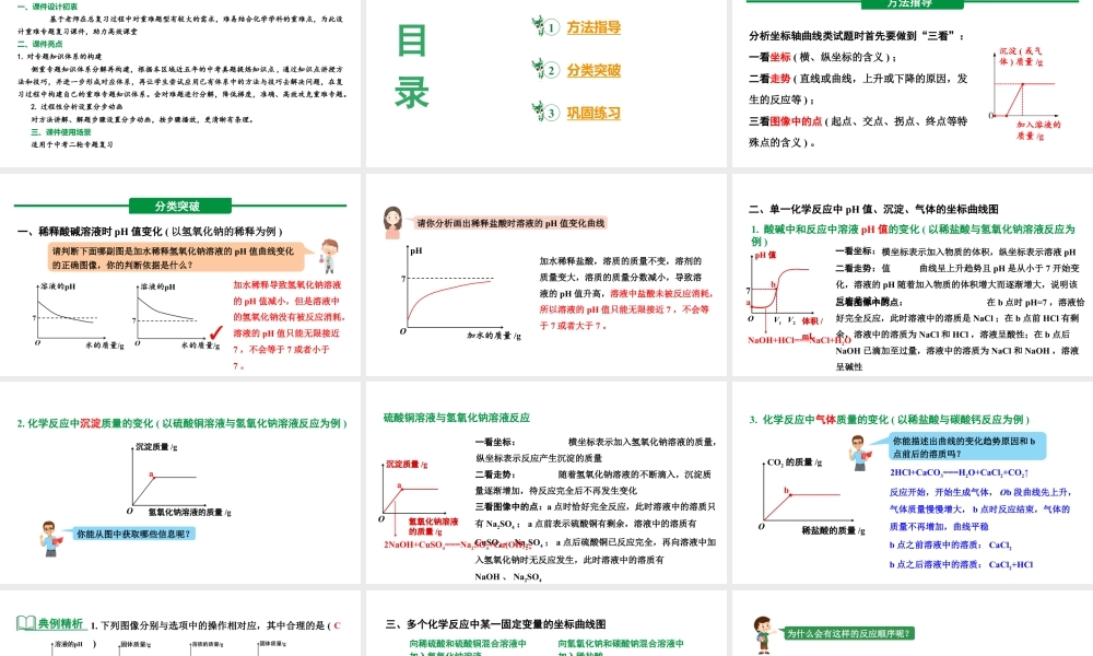 2024河北化学中考备考重难专题:酸碱盐间的坐标曲线分析 (课件).pptx