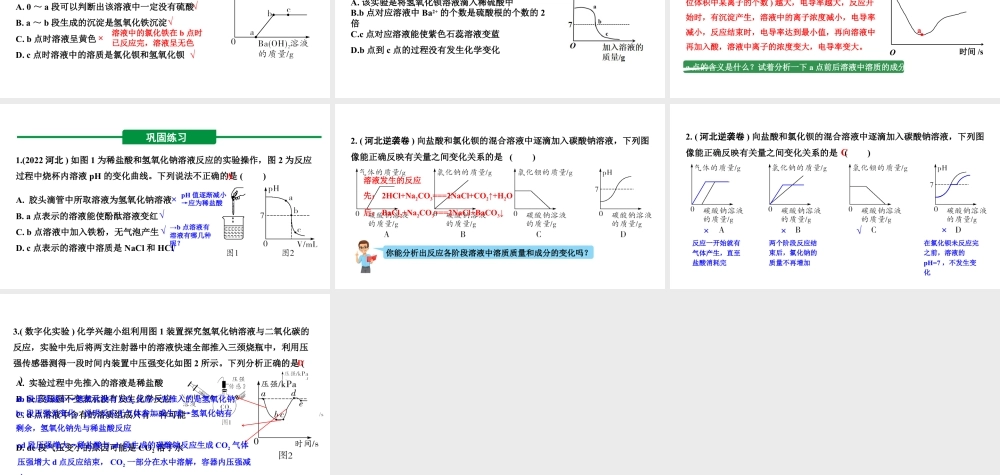 2024河北化学中考备考重难专题:酸碱盐间的坐标曲线分析 (课件).pptx