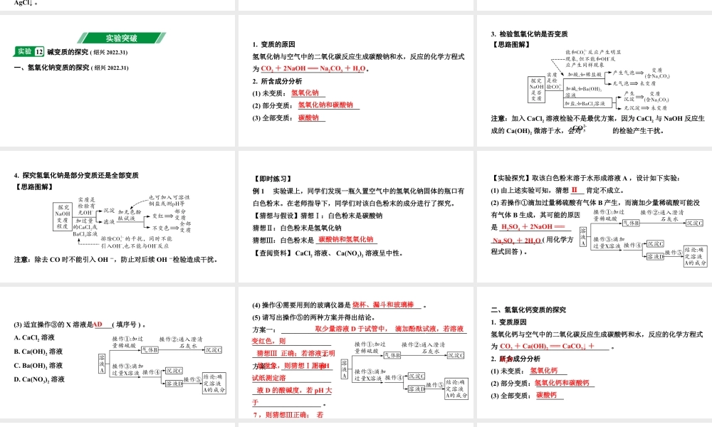 2024江苏中考化学二轮中考考点研究 第9讲 酸和碱(课件).pptx