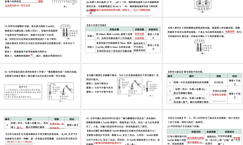 2024宁夏中考化学二轮重点专题突破 专题六 实验探究题(课件).pptx