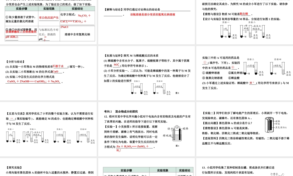 2024宁夏中考化学二轮重点专题突破 专题六 实验探究题(课件).pptx