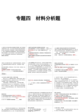 2024宁夏中考化学二轮重点专题突破 专题四 材料分析题（课件）.pptx