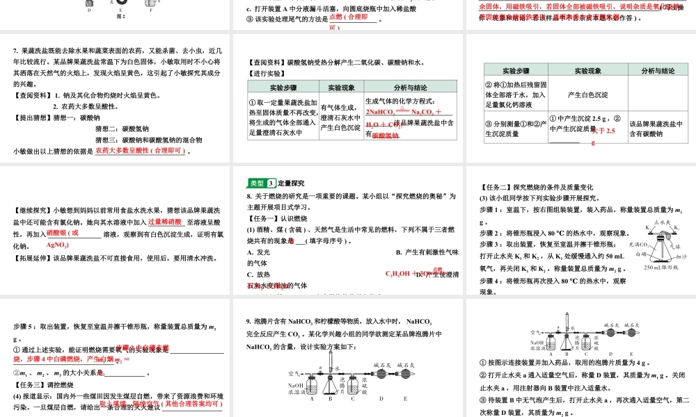 2024山东中考化学二轮重点专题突破 专题七 实验探究题(课件).pptx