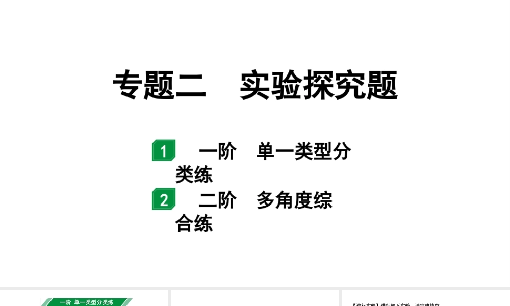 2024沈阳中考化学二轮专题突破 专题二 实验探究题(课件).pptx