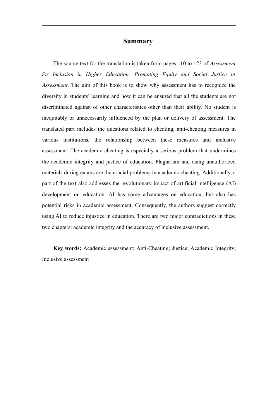 25年WP过AI率英语-AssessmentforInclusioninHigherEducationPromotingEquityandSocialJusticeinAssessment(Pages110-123)2.080.docx_第2页