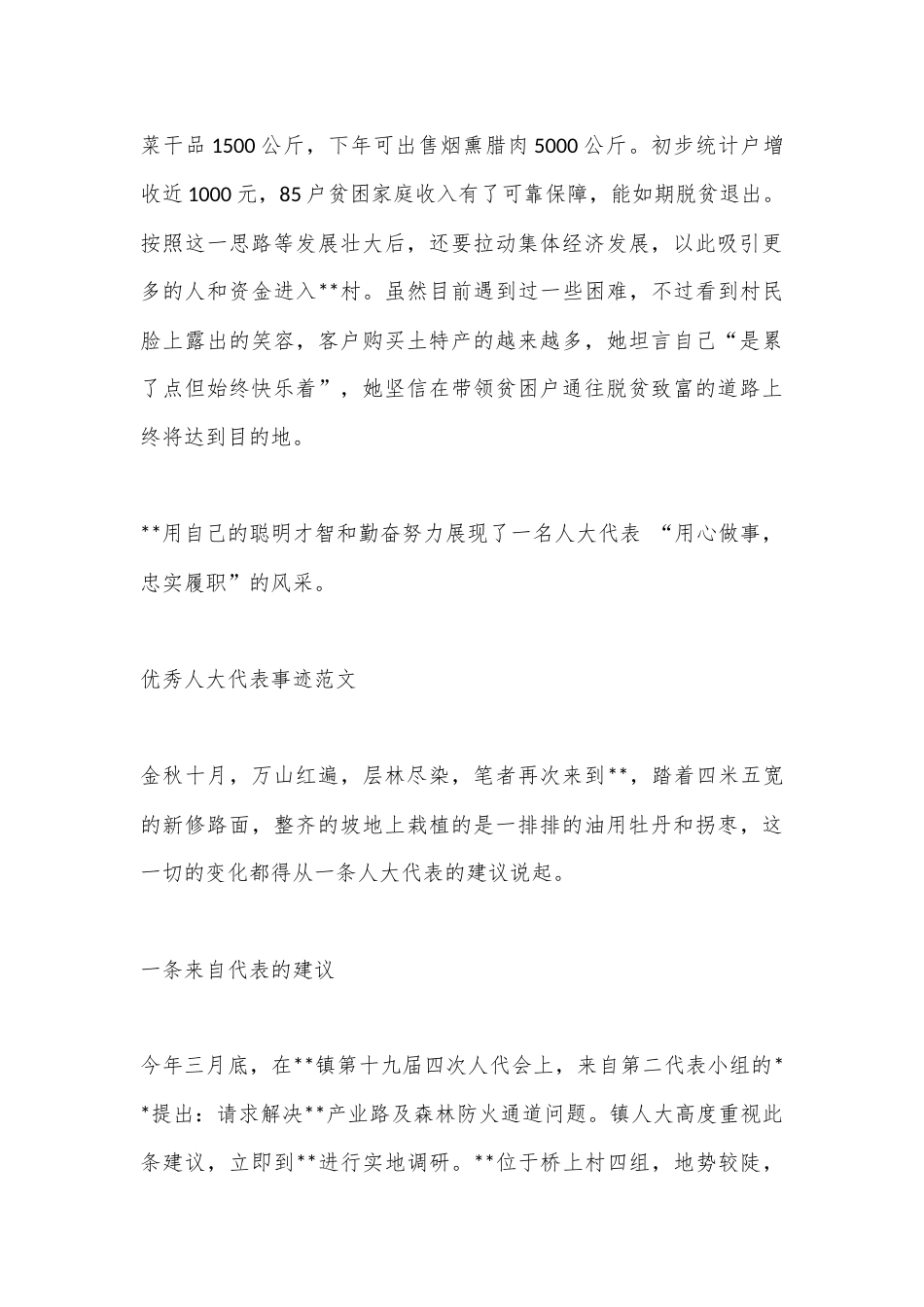 公文 2023  （13篇）优秀人大代表事迹材料.docx_第3页