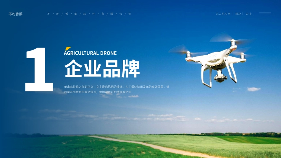 低空经济农业无人机应用讲解项目PPT模板.pdf_第3页