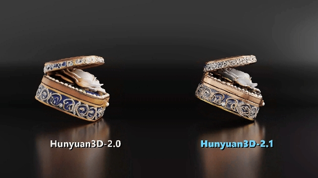 腾讯宣布混元3D 2.1大模型对外开源